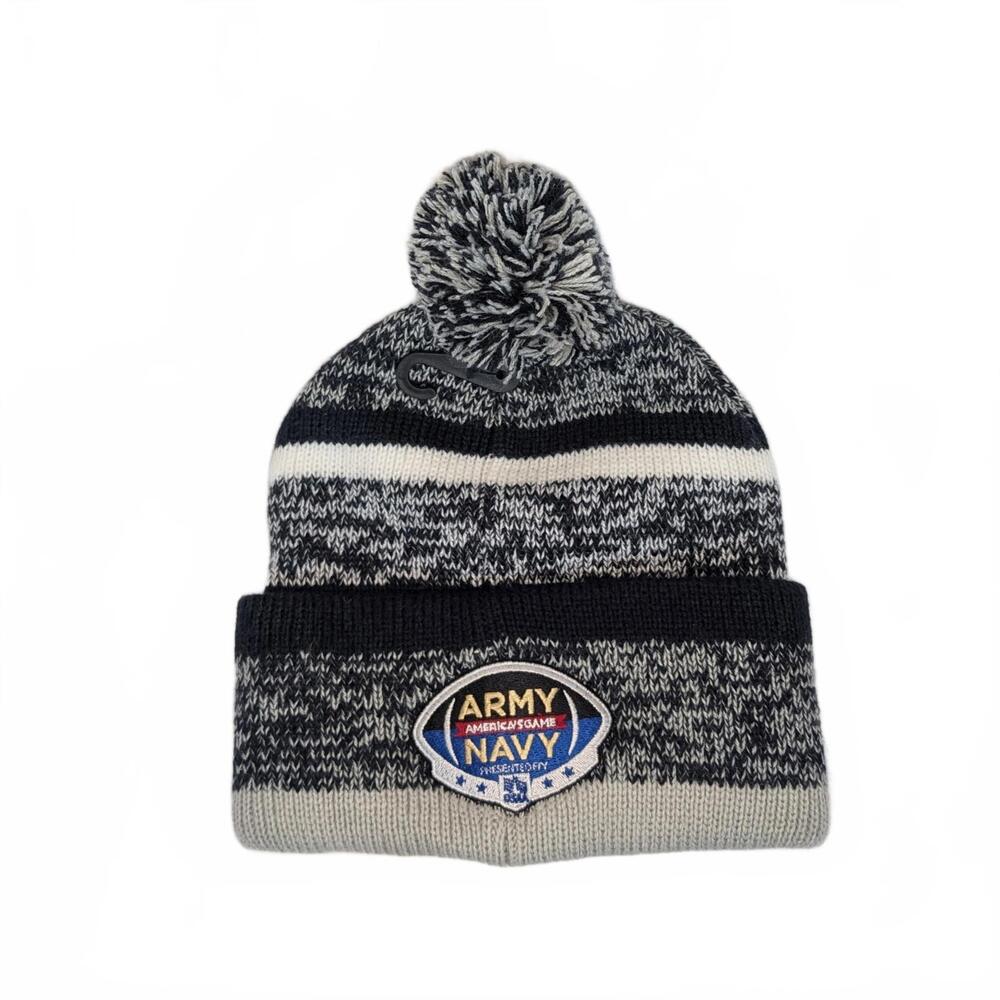 Men's '47 Navy Navy Midshipmen Northward Cuffed Knit Hat with Pom - Picture 2 of 2
